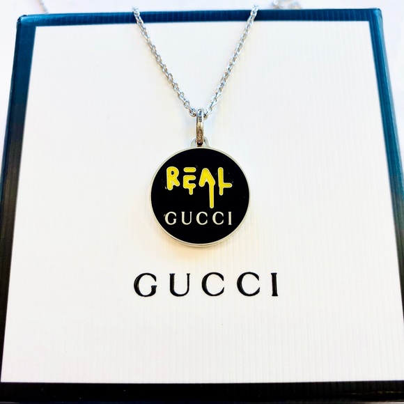 Gucci GucciGhost “Real” Necklace Charm NWT - Picture 9 of 15